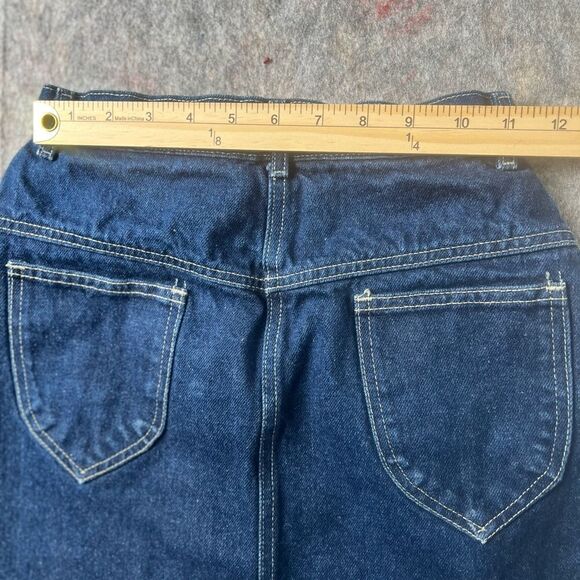 Vintage Hunt Club Women’s Denim Mini Skirt Size Small Preppy 80's #118 - Picture 9 of 9